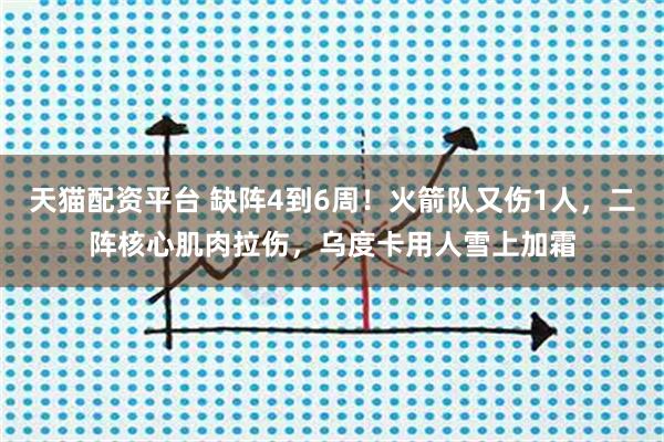 天猫配资平台 缺阵4到6周!火箭队又伤1人,二阵核心肌肉拉伤,乌度卡用人雪上加霜